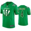 Randy Bullock Cincinnati Bengals #4 Jersey St. Patricks Day Kelly Green Lucky Men