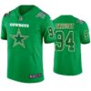 Randy Gregory Dallas Cowboys #94 Jersey St. Patricks Day Kelly Green Lucky Men
