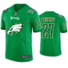 Philadelphia Eagles #27 Malcolm Jenkins Jersey St. Patricks Day Kelly Green Lucky Men