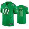 John Ross Cincinnati Bengals #11 Jersey St. Patricks Day Kelly Green Lucky Men