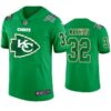 Kansas City Chiefs #32 Tyrann Mathieu Jersey St. Patricks Day Kelly Green Mens