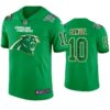 Curtis Samuel Carolina Panthers #10 Jersey St. Patricks Day Kelly Green Lucky Men