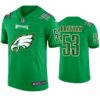 Philadelphia Eagles #53 Nigel Bradham Jersey St. Patricks Day Kelly Green Lucky Men