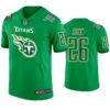 St. Patricks Day Tennessee Titans #26 Logan Ryan Jersey Kelly Green Men