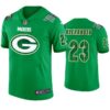 St. Patricks Day Green Bay Packers #23 Jaire Alexander Jersey Kelly Green Men