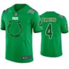 St. Patricks Day Indianapolis Colts #4 Adam Vinatieri Jersey Kelly Green Men