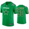 Demarcus Lawrence Dallas Cowboys #90 Jersey St. Patricks Day Kelly Green Lucky Men