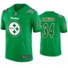 Terrell Edmunds Pittsburgh Steelers #34 Jersey St. Patricks Day Kelly Green Lucky Men