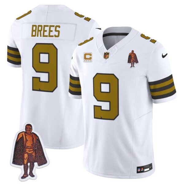 Drew Brees #9 New Orleans Saints White Jersey - All Stitched