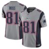 Randy Moss Patriots Gray Jersey - All Stitched