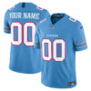 Tennessee Titans 2026 Vapor Limited Custom Jersey - All Stitched - Light Blue