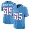 Music City 615 Tennessee Titans 2026 Vapor Limited Jersey - All Stitched - Light Blue