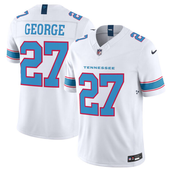 Eddie George Tennessee Titans 2026 Vapor Limited Jersey - All Stitched - White