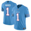 Cam Ward Tennessee Titans 2026 Vapor Limited Jersey - All Stitched - Light Blue