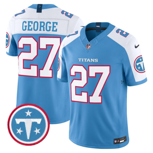 Eddie George Tennessee Titans 2026 Vapor Limited Jersey - All Stitched - Blue Alternate