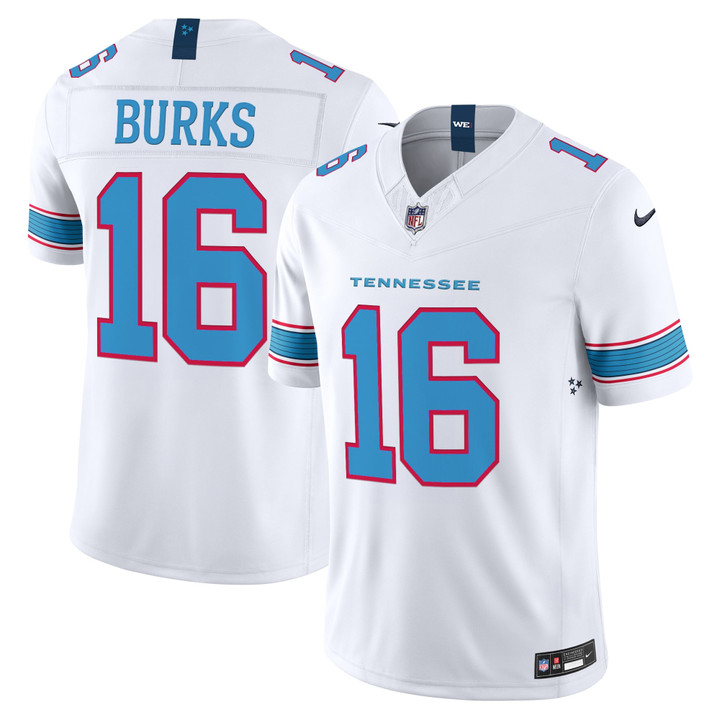 Treylon Burks Tennessee Titans 2026 Vapor Limited Jersey - All Stitched - White