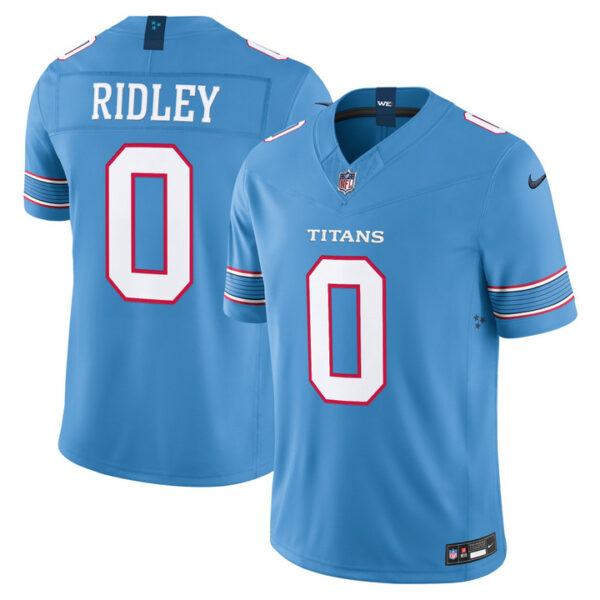 Calvin Ridley Tennessee Titans 2026 Vapor Limited Jersey - All Stitched - Light Blue