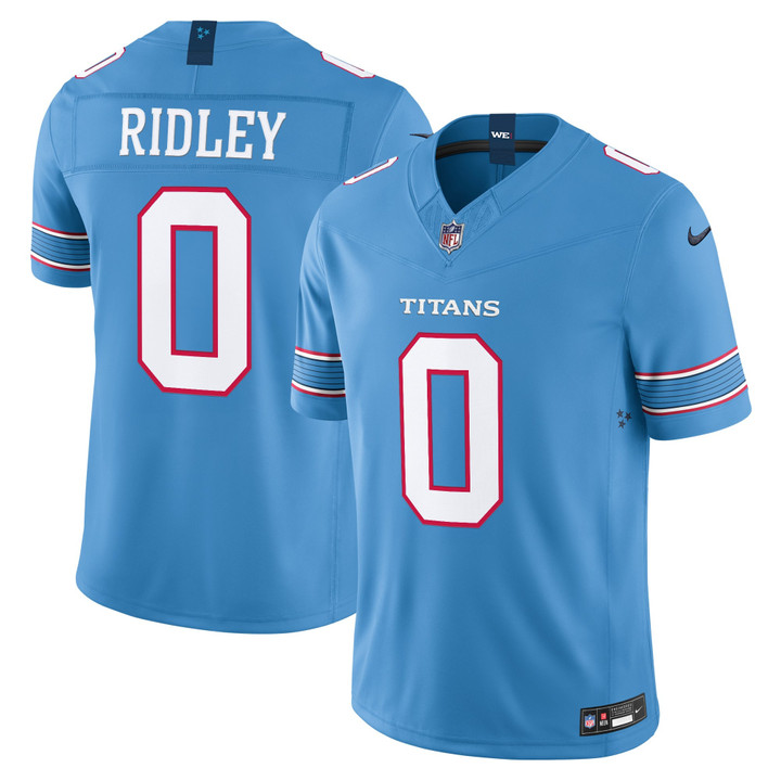 Calvin Ridley Tennessee Titans 2026 Vapor Limited Jersey - All Stitched - Light Blue