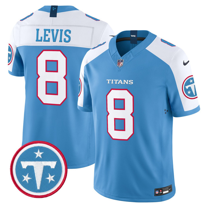 Will Levis Tennessee Titans 2026 Vapor Limited Jersey - All Stitched - Blue Alternate