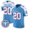 Tony Pollard Tennessee Titans 2026 Vapor Limited Jersey - All Stitched - Blue Alternate