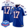 Josh Allen Buffalo Bills 1973 - 2025 Farewell Season Patch Vapor Limited Jersey - All Stitched - Royal Alternate
