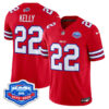 Jim Kelly Buffalo Bills 1973 - 2025 Farewell Season Patch Vapor Limited Jersey - All Stitched - Red
