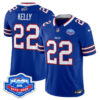 Jim Kelly Buffalo Bills 1973 - 2025 Farewell Season Patch Vapor Limited Jersey - All Stitched - Royal