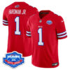 Mecole Hardman Jr. Buffalo Bills 1973 - 2025 Farewell Season Patch Vapor Limited Jersey - All Stitched - Red