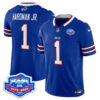Mecole Hardman Jr. Buffalo Bills 1973 - 2025 Farewell Season Patch Vapor Limited Jersey - All Stitched - Royal