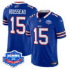 Greg Rousseau Buffalo Bills 1973 - 2025 Farewell Season Patch Vapor Limited Jersey - All Stitched - Royal