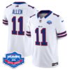 Kyle Allen Buffalo Bills 1973 - 2025 Farewell Season Patch Vapor Limited Jersey - All Stitched - White