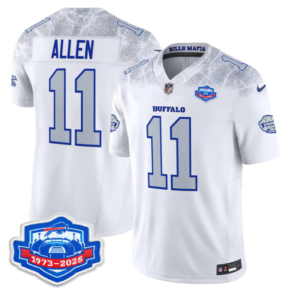 Kyle Allen Buffalo Bills 1973 - 2025 Farewell Season Patch Vapor Limited Jersey - All Stitched - Rivalries
