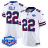 Jim Kelly Buffalo Bills 1973 - 2025 Farewell Season Patch Vapor Limited Jersey - All Stitched - White