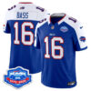Tyler Bass Buffalo Bills 1973 - 2025 Farewell Season Patch Vapor Limited Jersey - All Stitched - Royal Alternate
