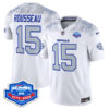 Greg Rousseau Buffalo Bills 1973 - 2025 Farewell Season Patch Vapor Limited Jersey - All Stitched - Rivalries