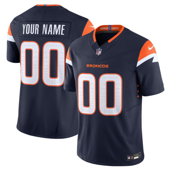 Denver Broncos 2026 Vapor Limited Custom Jersey - All Stitched - Navy