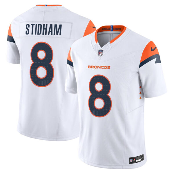 Jarrett Stidham Denver Broncos 2026 Vapor Limited Jersey - All Stitched - White