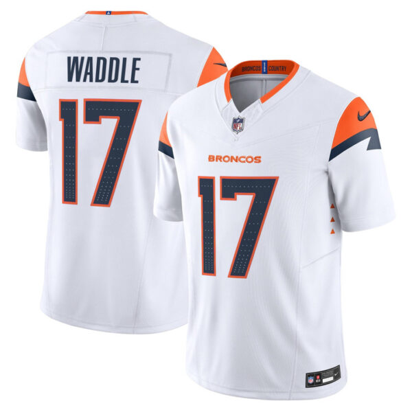 Jaylen Waddle Denver Broncos 2026 Vapor Limited Jersey - All Stitched - White
