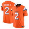 Patrick Surtain II Denver Broncos 2026 Vapor Limited Jersey - All Stitched - Orange