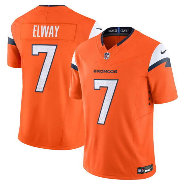 John Elway Denver Broncos 2026 Vapor Limited Jersey - All Stitched - Orange