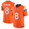 Jarrett Stidham Denver Broncos 2026 Vapor Limited Jersey - All Stitched - Orange