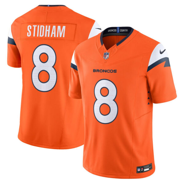 Jarrett Stidham Denver Broncos 2026 Vapor Limited Jersey - All Stitched - Orange