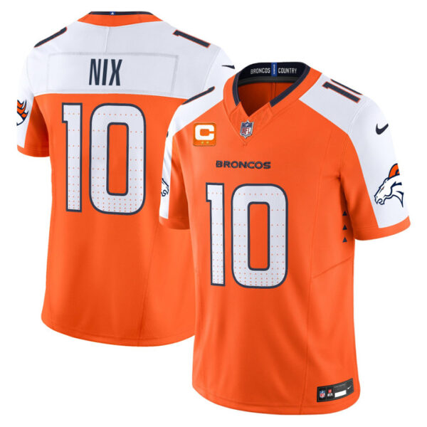 Bo Nix Denver Broncos 2026 Vapor Limited Jersey - All Stitched - Orange Alternate