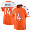 Courtland Sutton Denver Broncos 2026 Vapor Limited Jersey - All Stitched - Orange Alternate