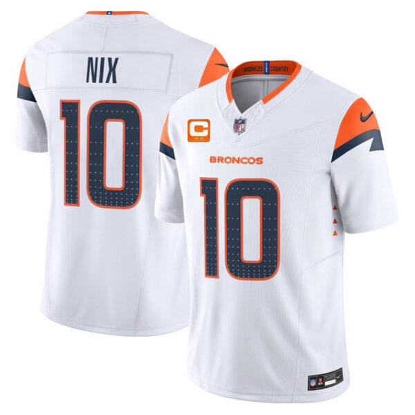 Bo Nix Denver Broncos 2026 Vapor Limited Jersey - All Stitched - White