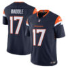 Jaylen Waddle Denver Broncos 2026 Vapor Limited Jersey - All Stitched - Navy