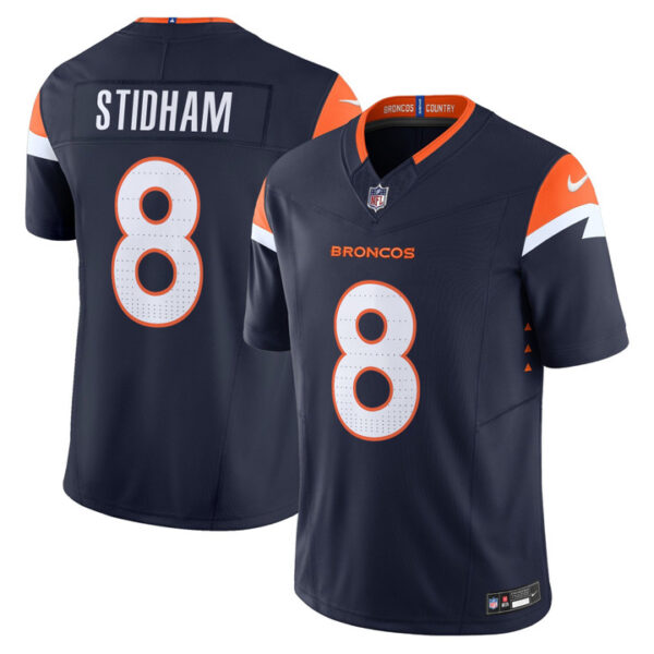 Jarrett Stidham Denver Broncos 2026 Vapor Limited Jersey - All Stitched - Navy