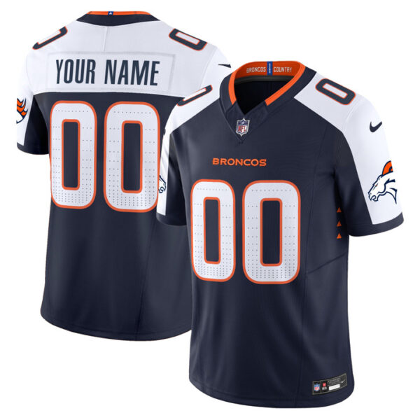 Denver Broncos 2026 Vapor Limited Custom Jersey - All Stitched - Navy Alternate