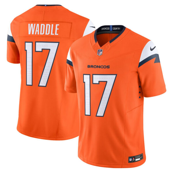Jaylen Waddle Denver Broncos 2026 Vapor Limited Jersey - All Stitched - Orange