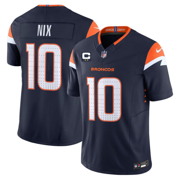 Bo Nix Denver Broncos 2026 Vapor Limited Jersey - All Stitched - Navy